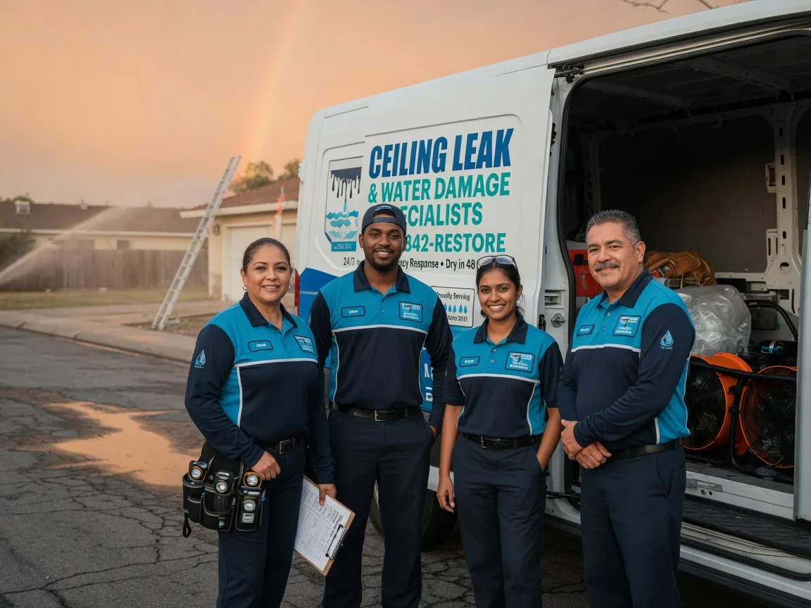 Ceiling Leak Cleanup company in La Pryor, TX